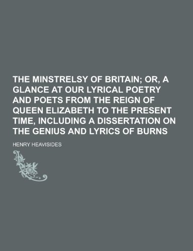 The Minstrelsy of Britain - Click to Buy