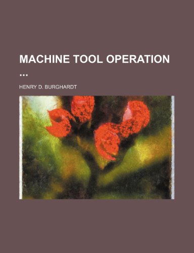 Machine Tool Operation - Click to Buy