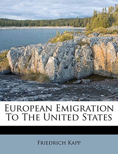 European Emigration to the United States