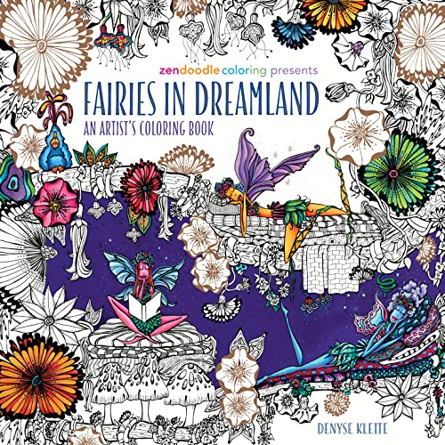 Zendoodle Coloring Presents Fairies in Dreamland: An Artist's Coloring Book - Click to Buy