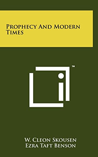 Prophecy And Modern Times - Click to Buy
