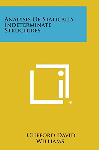 Analysis Of Statically Indeterminate Structures - Click to Buy