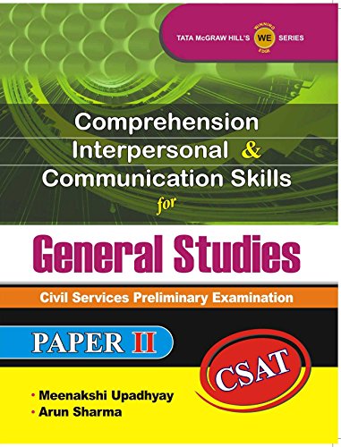 Comprehension, Interpersonal & Communication Skills For Gs Paper Ii [Paperback] [Feb 23, 2012] Arun Sharma - Click to Buy