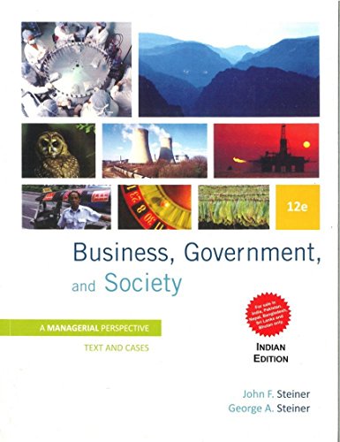 Business, Government and Society: A Managerial Perspective - Click to Buy