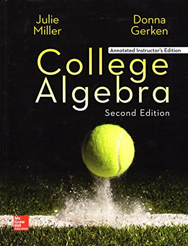 College Algebra ANNOTATED INSTRUCTOR'S EDITION - Click to Buy