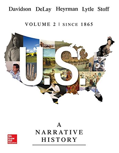 Us: A Narrative History Volume 2 W/ Connect Plus 1t AC - Click to Buy