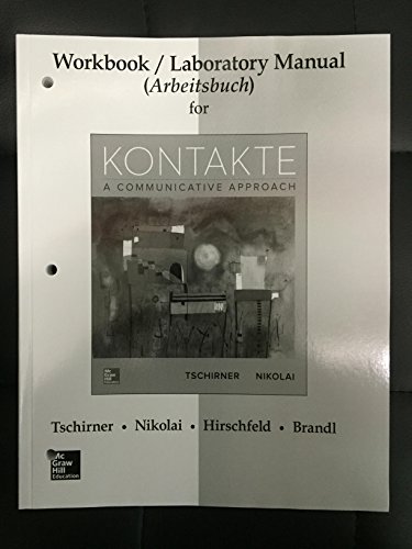 Workbook/Laboratory Manual for Kontakte - Click to Buy