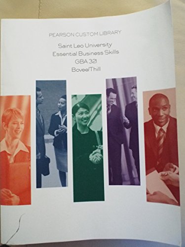 Saint Leo University Essential Business Skills GBA 321 - Click to Buy