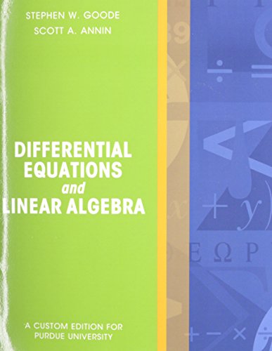Differential Equations and Linear Algebra Package Purdue University - Click to Buy