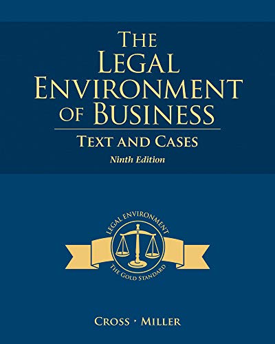 The Legal Environment of Business: Text and Cases - Click to Buy