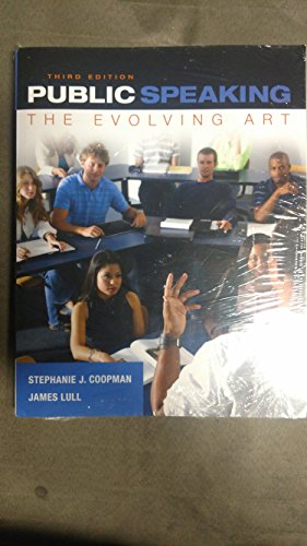 Public Speaking: The Evolving Art (with MindTap™ Speech Printed Access Card) - Click to Buy
