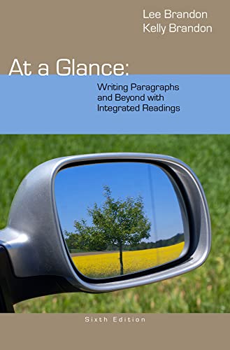 At a Glance: Writing Paragraphs and Beyond, with Integrated Readings - Click to Buy