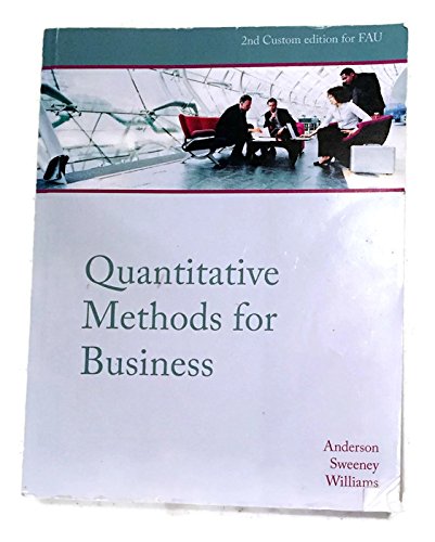Quantitative Methods of Business - Click to Buy