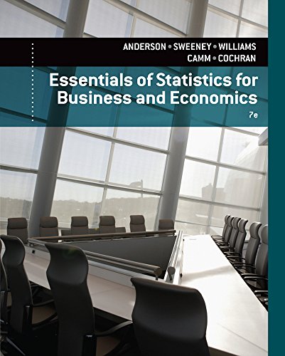 Bundle: Essentials of Statistics for Business and Economics, 7th + CengageNOW Printed Access Card - Click to Buy
