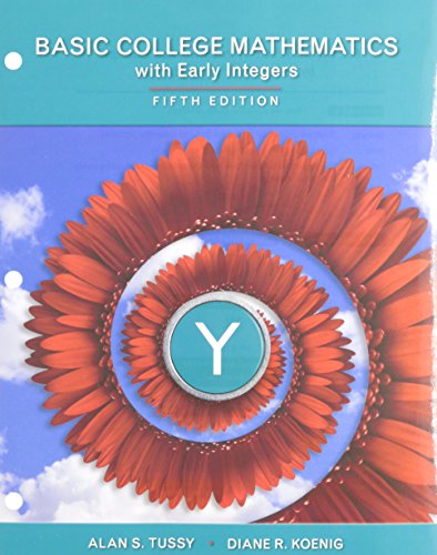 Basic College Mathematics with Early Integers + Enhanced WebAssign Developmental Math Access Card: Llf Basic College Mathematicsw/Early Integers - Click to Buy