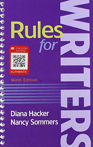 Rules for Writers - Click to Buy