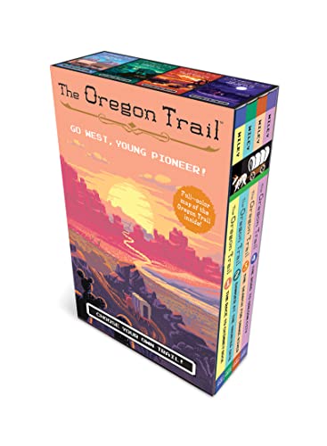 The Oregon Trail 4-Book Paperback Box Set Plus Poster Map - Click to Buy