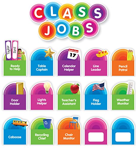 Color Your Classroom Class Jobs Bulletin Board - Click to Buy