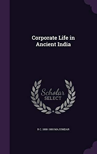 Corporate Life in Ancient India - Click to Buy