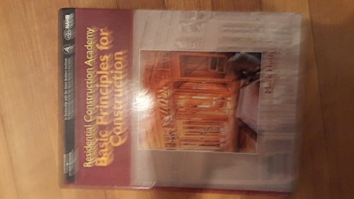 Residential Construction Academy: Principles for Construction - Click to Buy