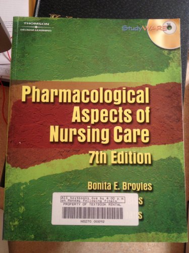 Pharmacological Aspects of Nursing Care - Click to Buy