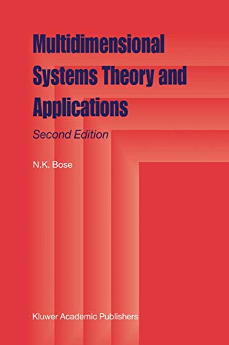 Multidimensional Systems Theory and Applications - Click to Buy