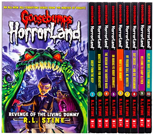Goosebumps Horrorland Series 10 Set Collection Pack Children Books R L Stine - Click to Buy