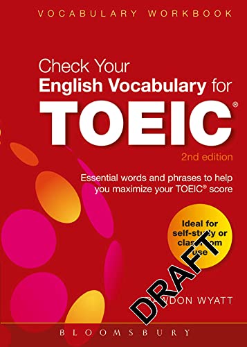 Check Your English Vocabulary for TOEIC: Essential words and phrases to help you maximize your TOEIC score (Check Your Vocabulary) - Click to Buy