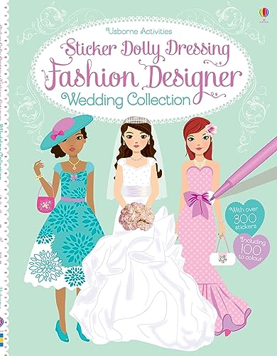 Sticker Dolly Dressing Fashion Designer Wedding Collection - Click to Buy