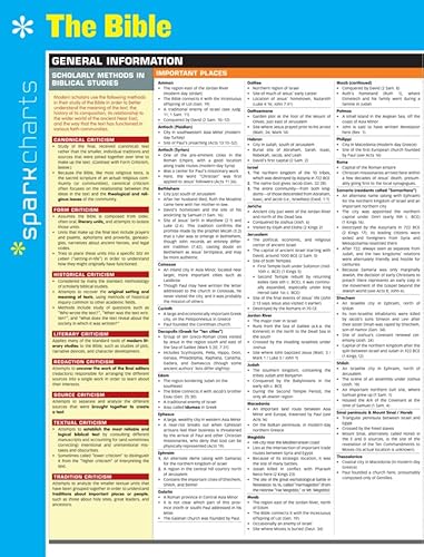 Sparkcharts the Bible - Click to Buy