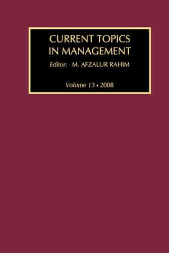 Current Topics in Management - Click to Buy