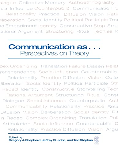 Communication as ...: Perspectives on Theory - Click to Buy