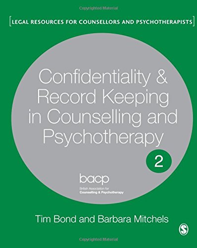 Confidentiality and Record Keeping in Counselling and Psychotherapy (Legal Resources Counsellors & Psychotherapists) - Click to Buy