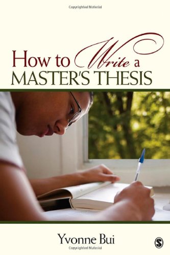 How to Write a Master's Thesis - Click to Buy
