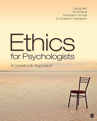 Ethics for Psychologists: A Casebook Approach - Click to Buy