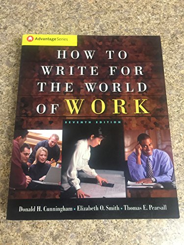 How to Write for the World of Work, Seventh Edition - Click to Buy
