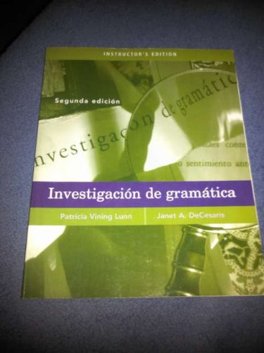 Investigacion Gramatica 2e-IE - Click to Buy