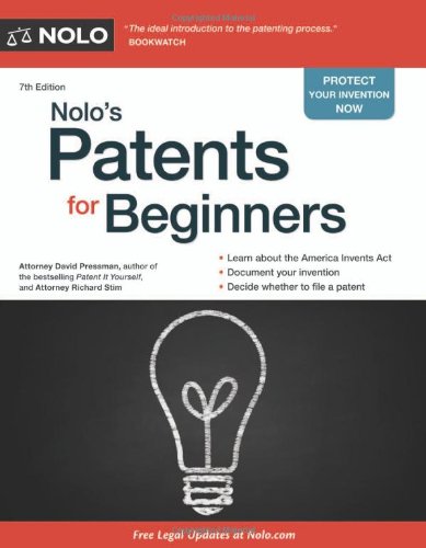 Nolo's Patents for Beginners - Click to Buy