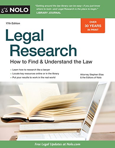 Legal Research: How to Find & Understand the Law - Click to Buy