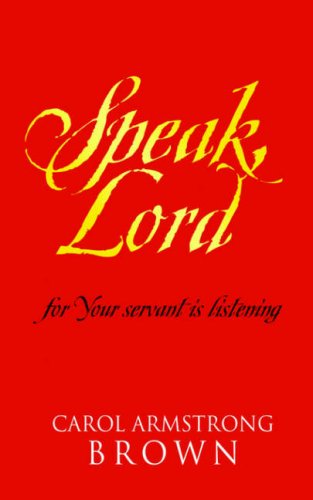 Speak, Lord... - Click to Buy