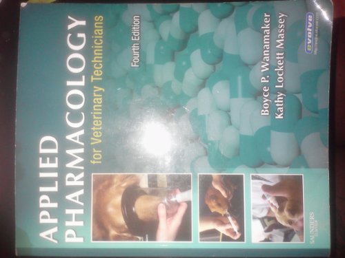 Applied Pharmacology for Veterinary Technicians - Click to Buy
