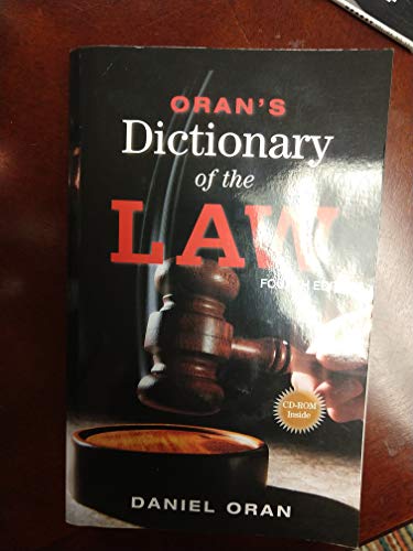 Oran's Dictionary of the Law - Click to Buy