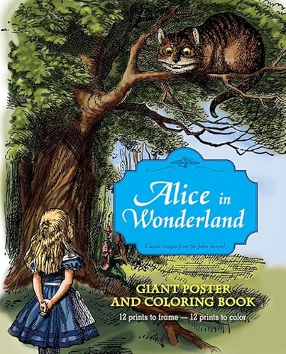 Alice in Wonderland Giant Poster and Coloring Book - Click to Buy