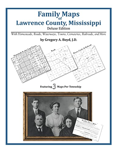 Family Maps of Lawrence County, Mississippi - Click to Buy
