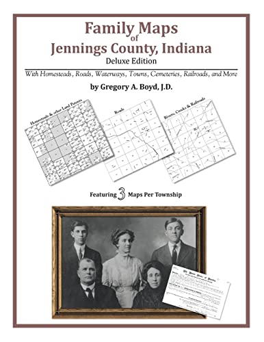 Family Maps of Jennings County, Indiana - Click to Buy
