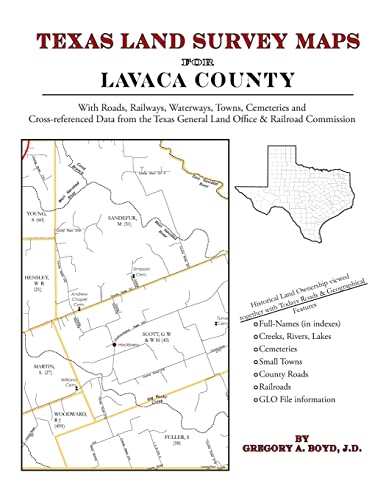 Texas Land Survey Maps for Lavaca County - Click to Buy