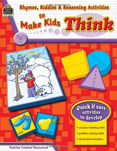 Rhymes, Riddles & Reasoning Activities to Make Kids Think Grade K - Click to Buy
