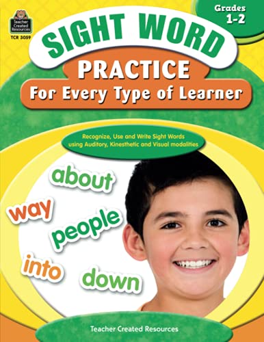 Sight Word Practice for Every Type of Learner Grd 1-2: Grade 1-2