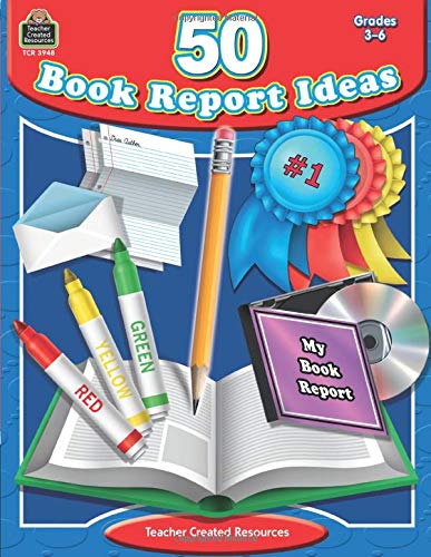 50 Book Report Ideas: Grades 3-6 - Click to Buy