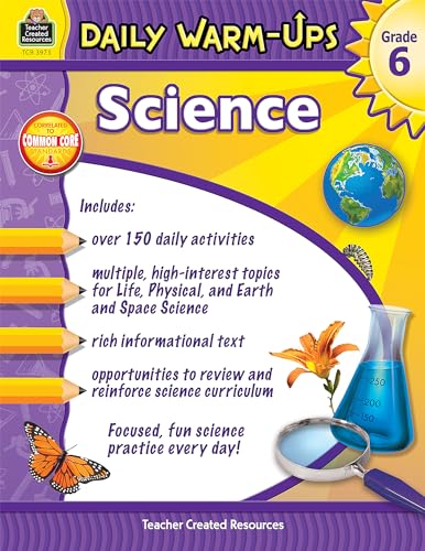 Daily Warm-Ups: Science Grade 6: Science Grade 6